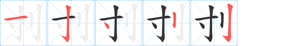 刌字筆畫寫法