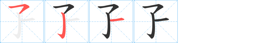 孒字筆畫(huà)寫(xiě)法