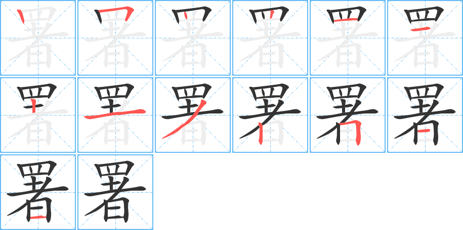 署字筆畫(huà)寫(xiě)法