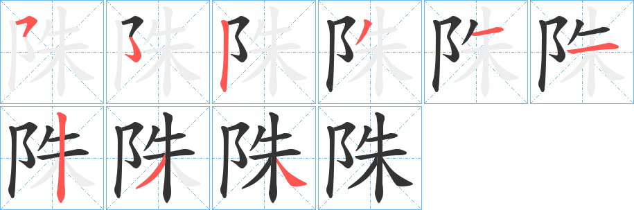 陎字筆畫(huà)寫(xiě)法