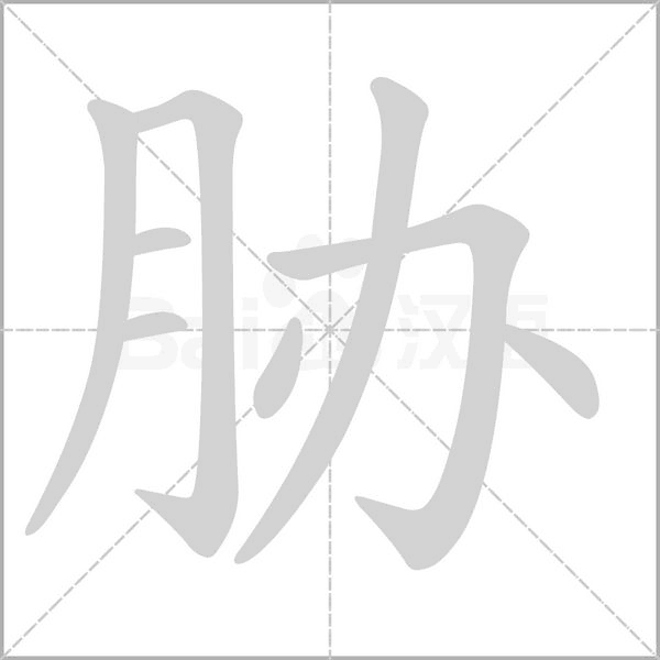 脅