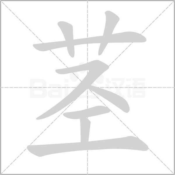 莖